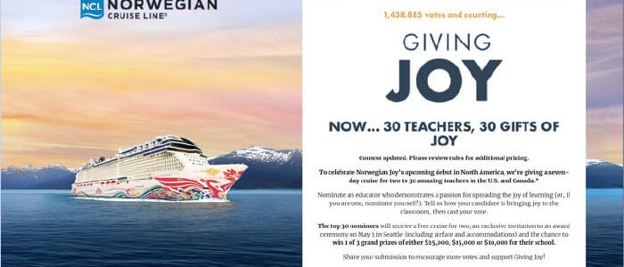 Norwegian Cruise Line – Giving Joy 2019
